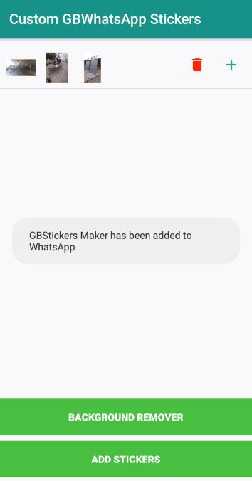 Add GB Stickers to GB Whatsapp