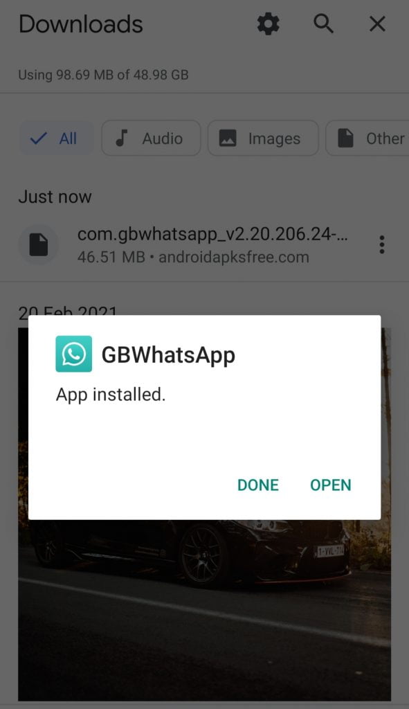 Install GB WhatsApp 