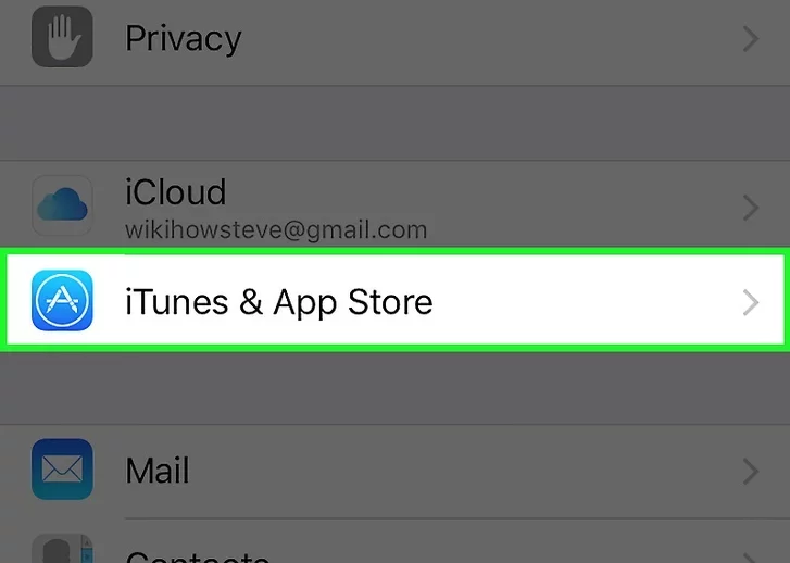 iTunes and app store