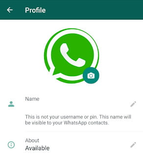 blank name Whatsapp